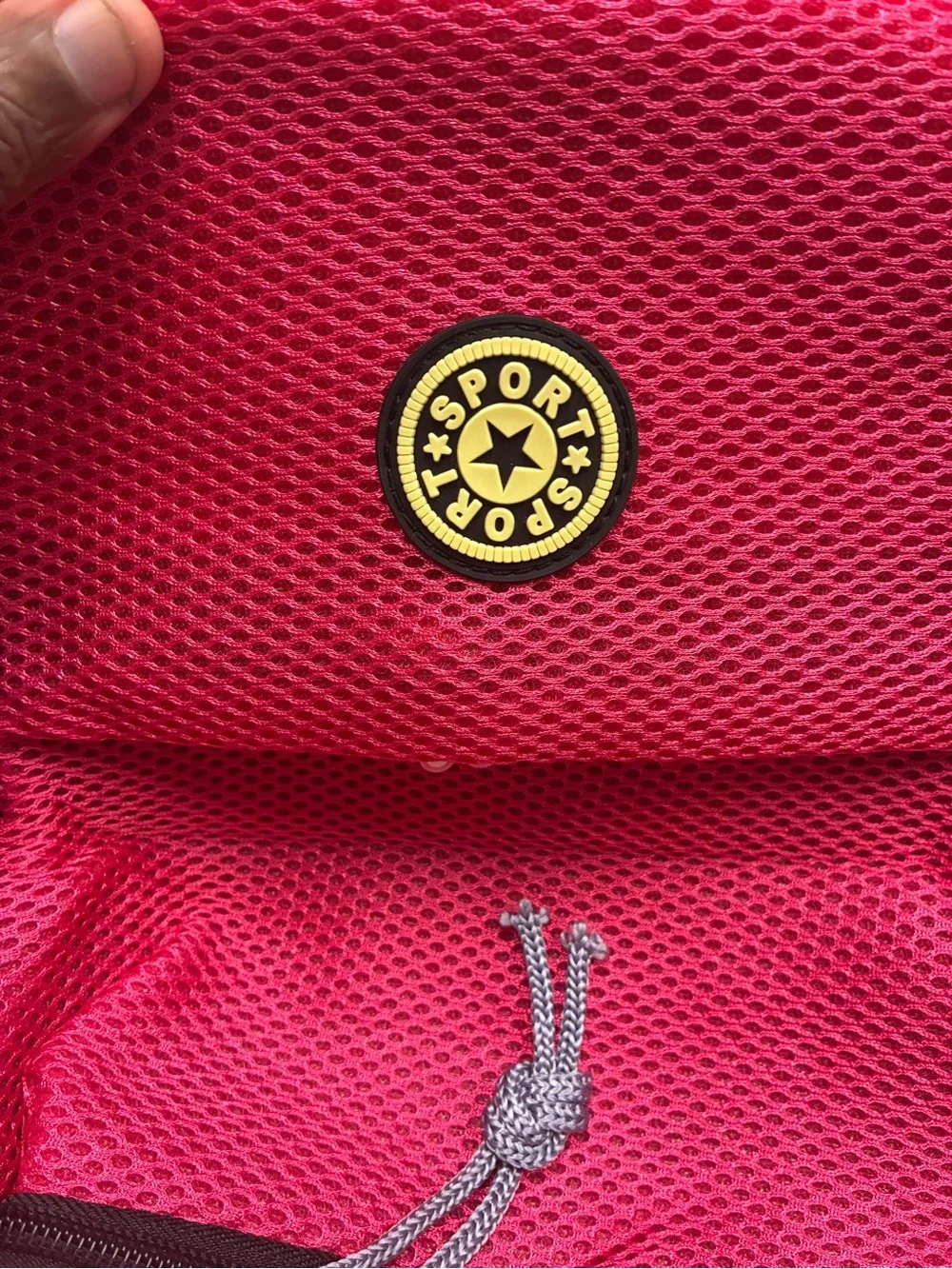 Sporto Pink and Gray Breathable Pet Carrier Backpack